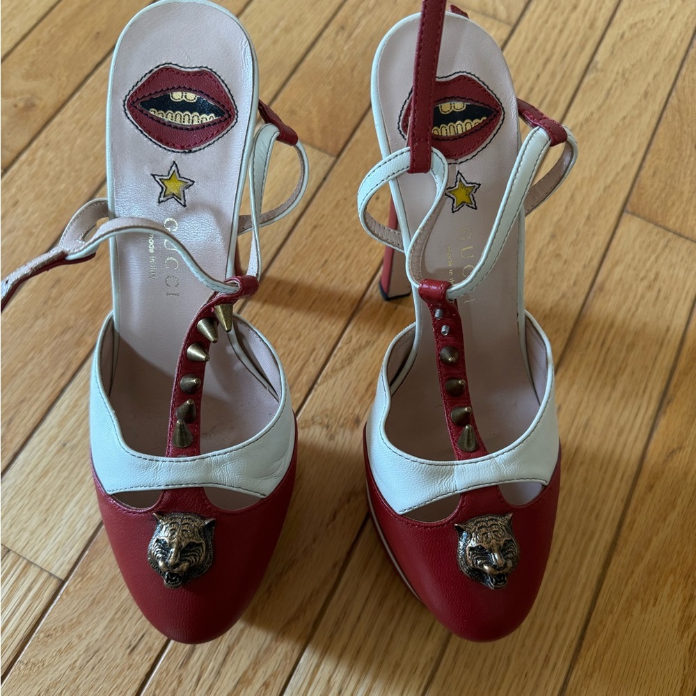 Gucci platform heels